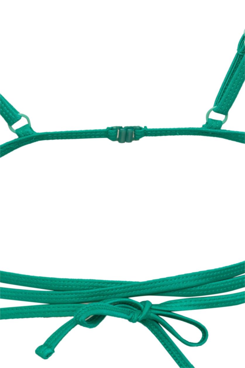 Kadın Yeşil Regular Fıt Bikini Üstü