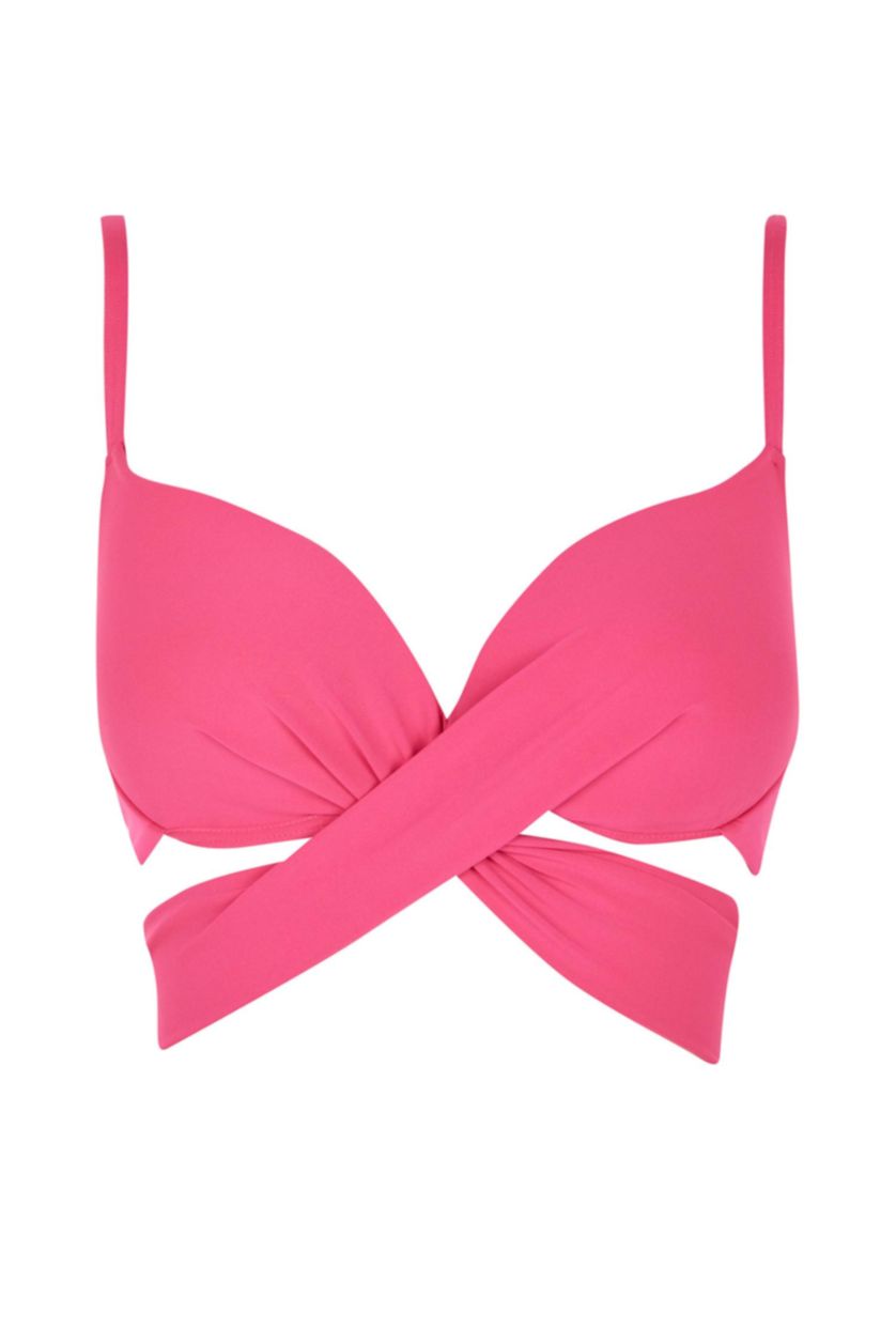 WOMAN Fushsia Bikini Top
