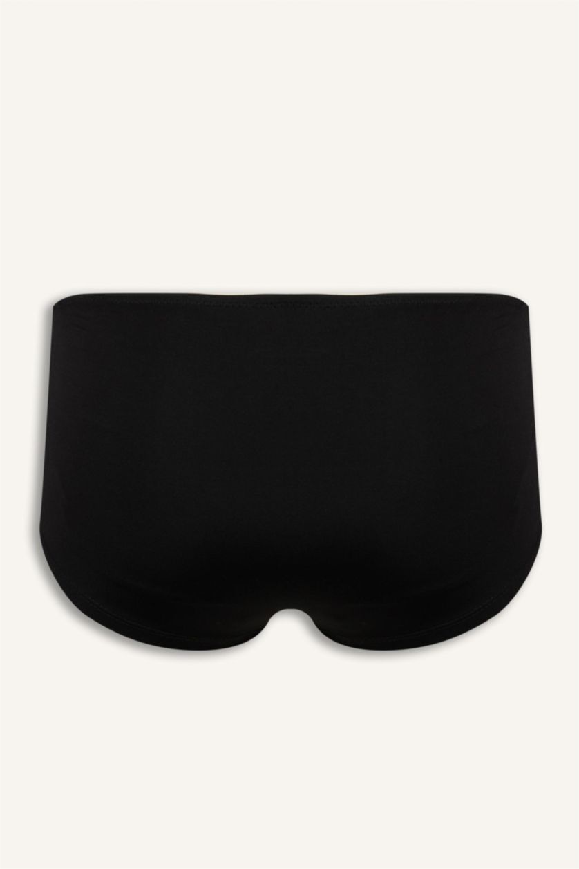 Women Black Regular Fit Bikini Bottom