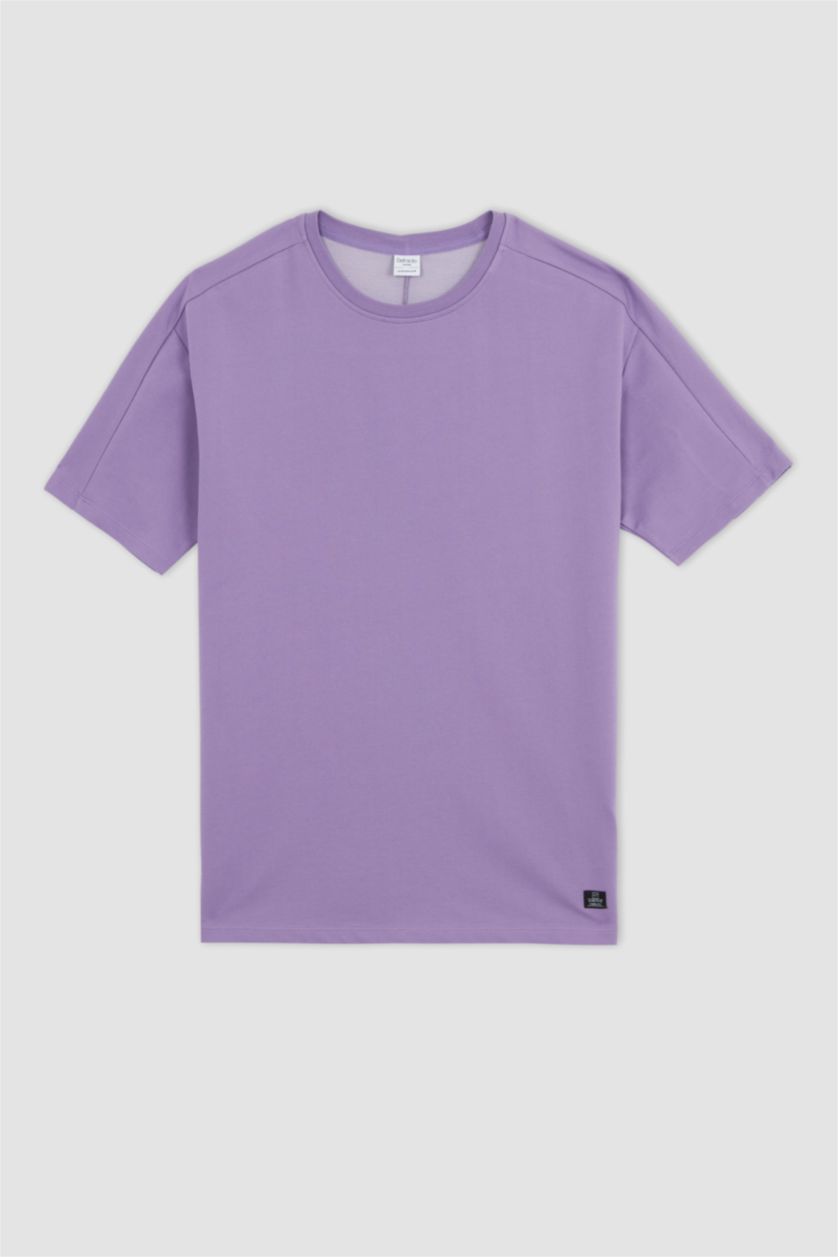 MAN Lilac Boxy Fit Short Sleeve T-Shirt