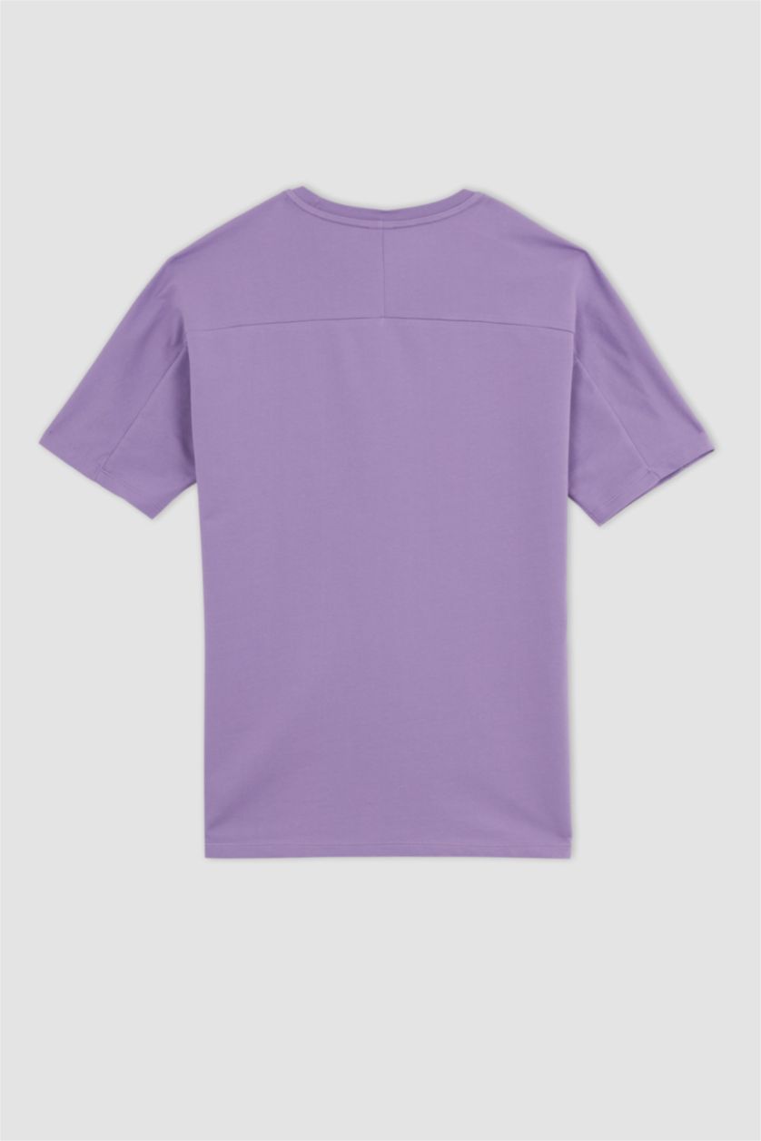 MAN Lilac Boxy Fit Short Sleeve T-Shirt