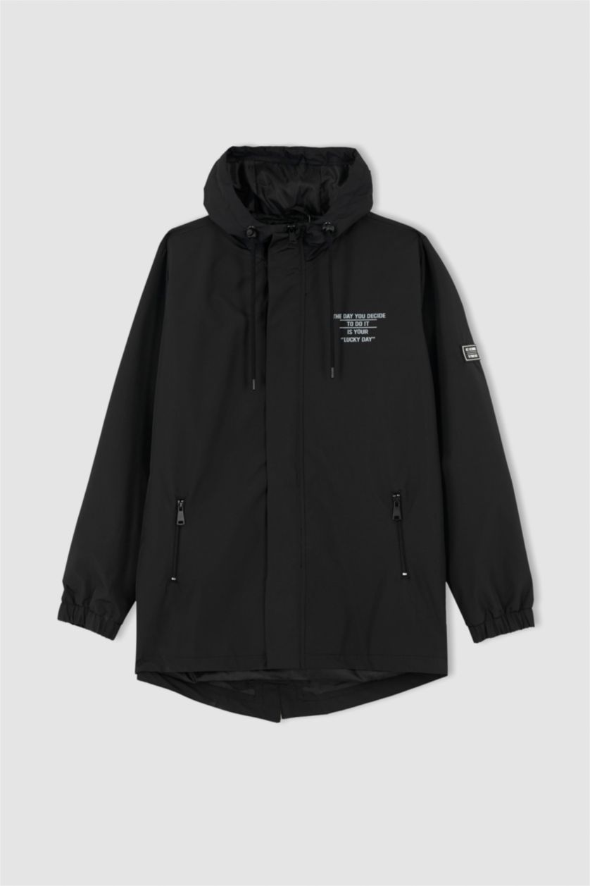 FACT × Deviluse ブラック　XLサイズ Siyah Erkek Mont 2428452 | DeFacto