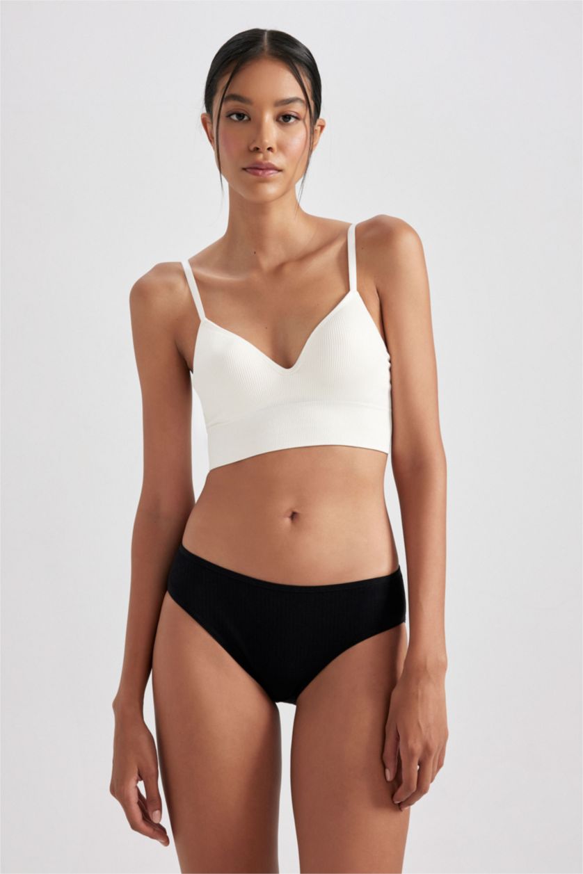 WOMAN Black 3 Pack Basic Thong Set