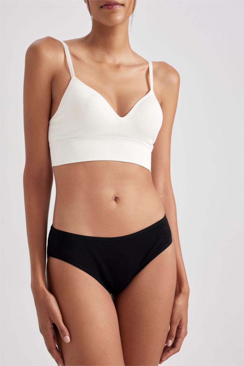 WOMAN Black 3 Pack Basic Thong Set