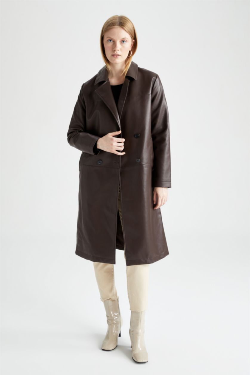 Kadın Kahve Trençkot