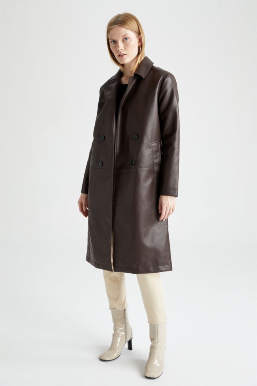 Kadın Kahve Trençkot