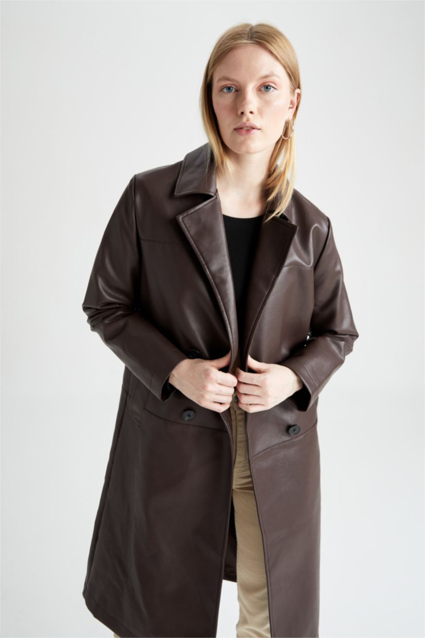 Kadın Kahve Trençkot