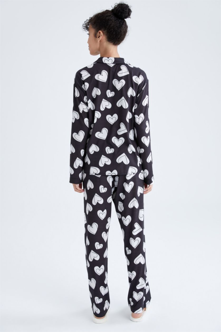 Kadın Siyah Pamuklu 2'li Takım