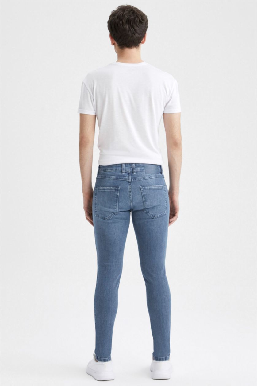 HOMME Indigo Skinny Comfort Fit Trousers