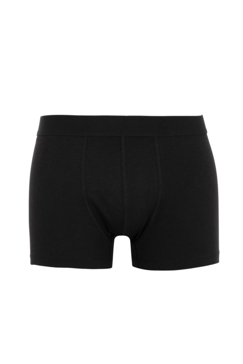 HOMME Noir Defacto Fit Boxer en maille 5 pièces coupe slim en coton élasthanne