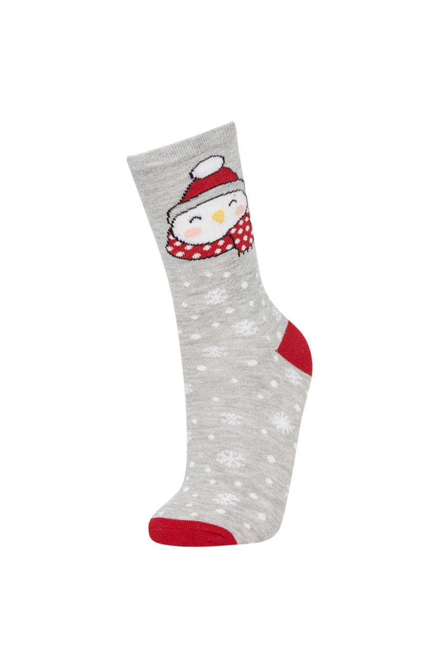 FEMME Karma Chaussettes Longues Coton Nouvel An 2 Femme