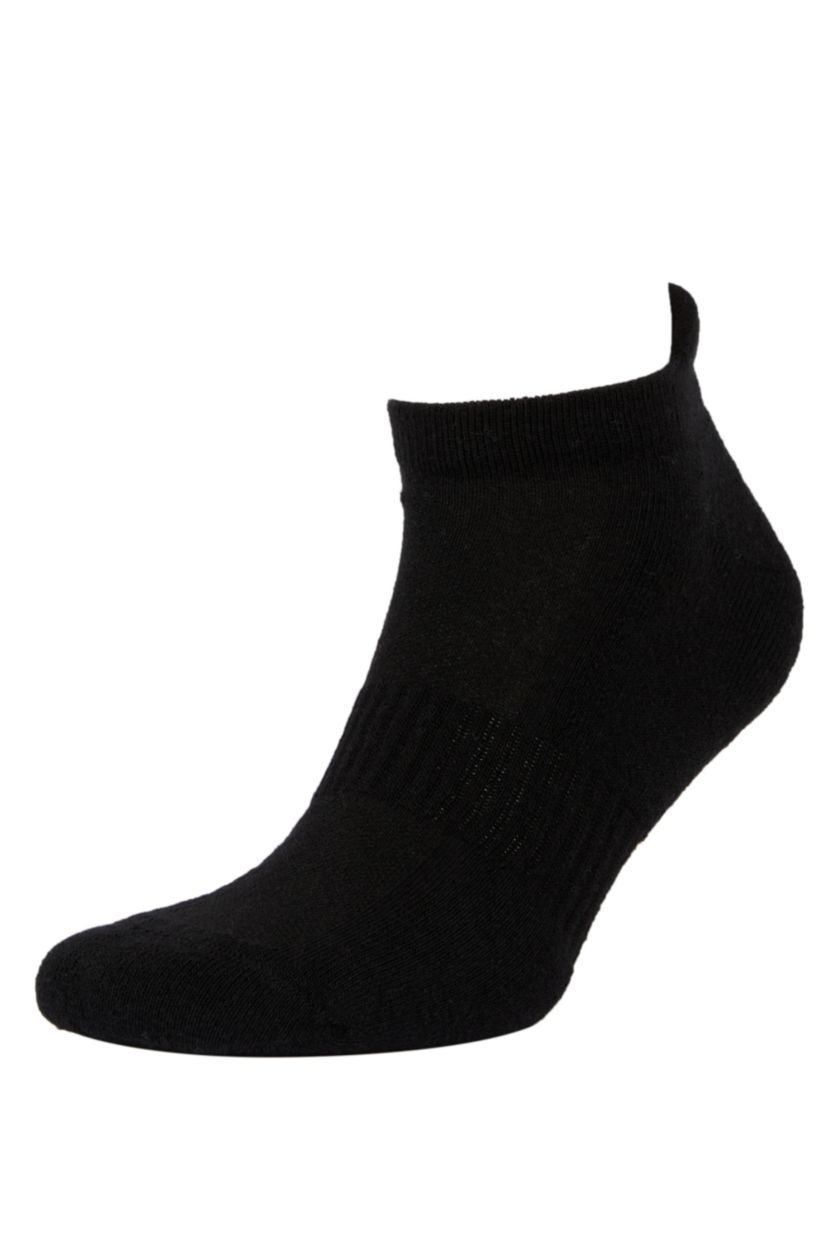 MAN Black Men's Cotton 2-Pack Short Sports Terry Socks