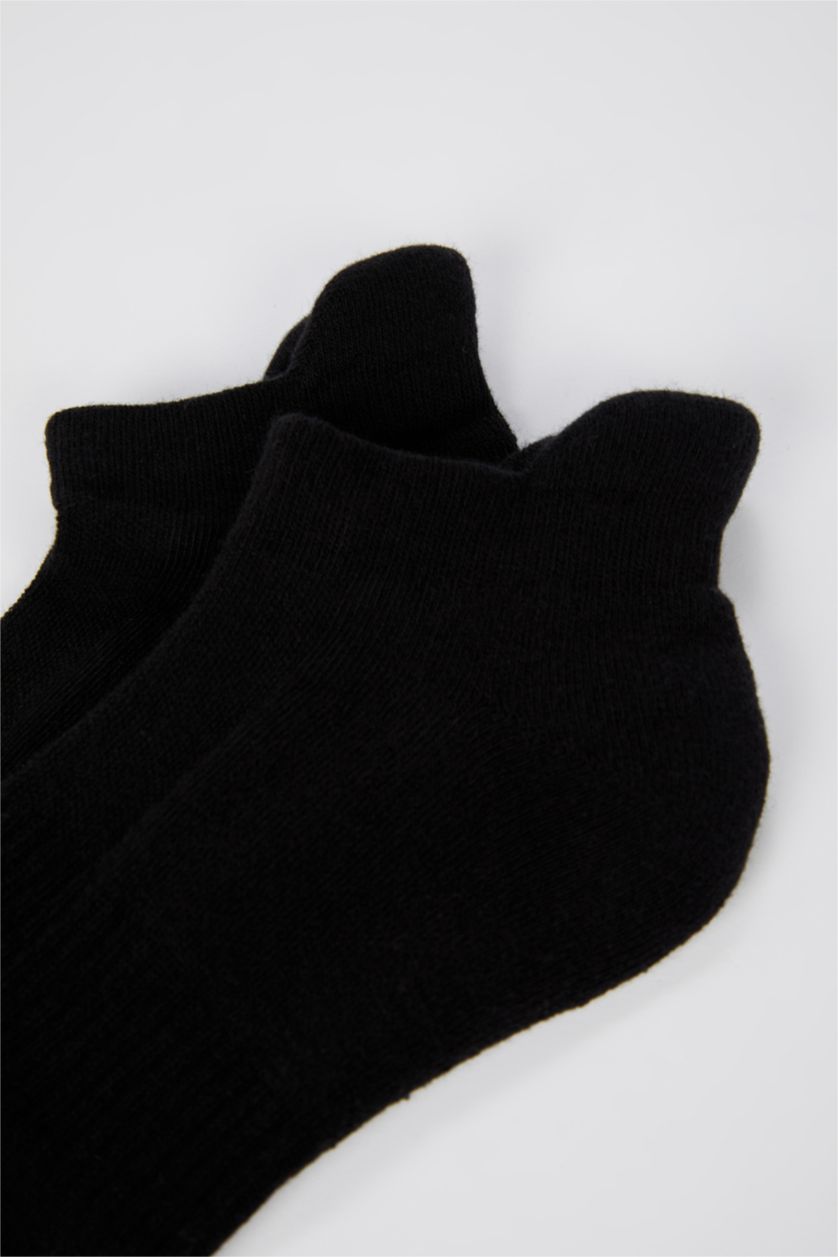 MAN Black Men's Cotton 2-Pack Short Sports Terry Socks