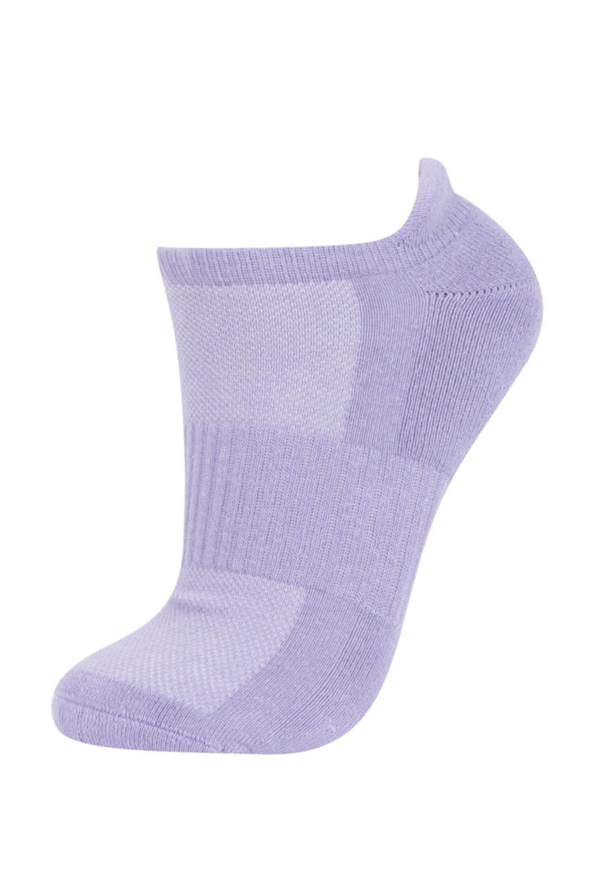 WOMAN Purple Women Defacto Fit 2-Pack Cotton Sports Socks