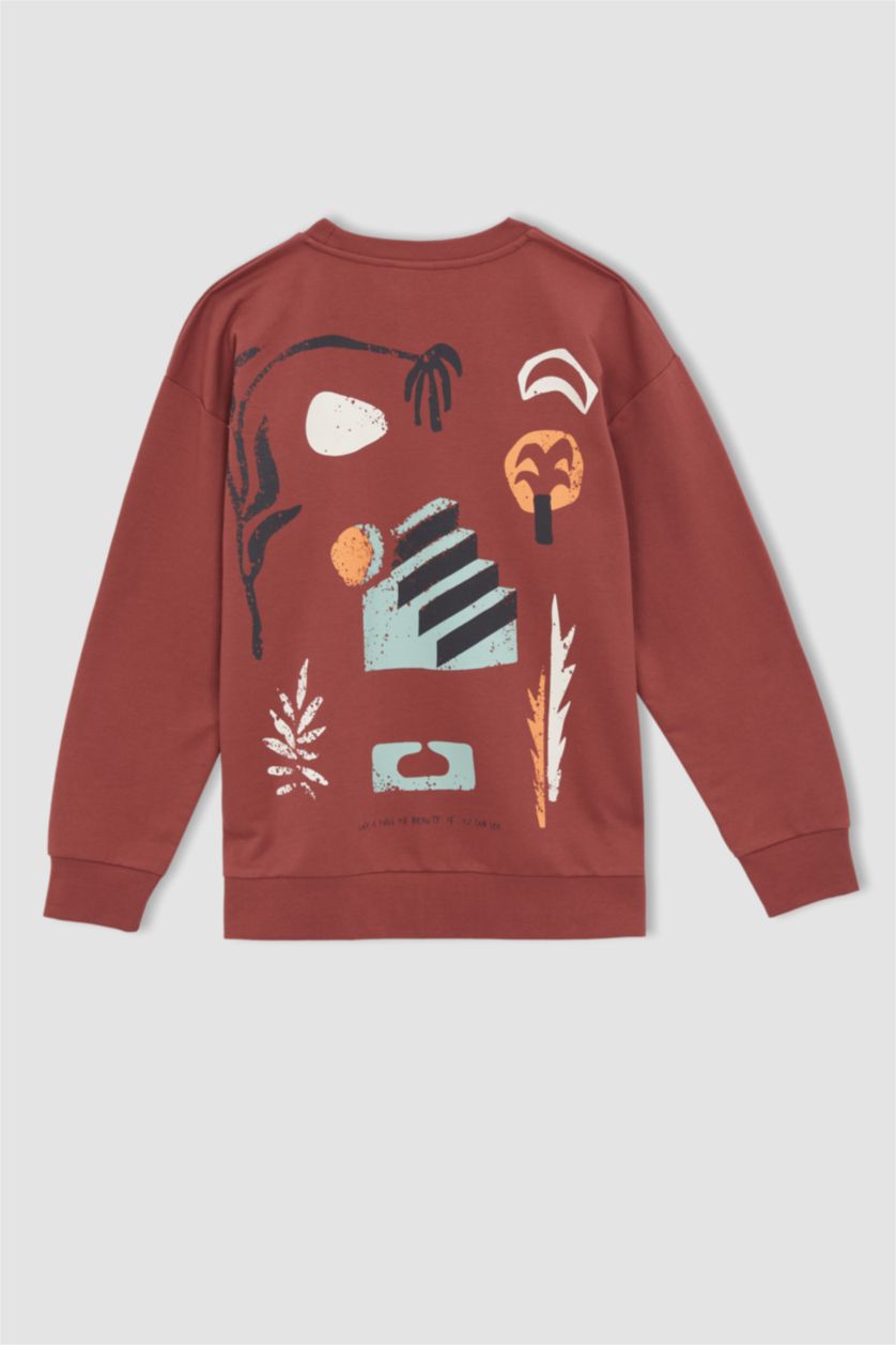 Хлопчачий Темно розовий Світшоти