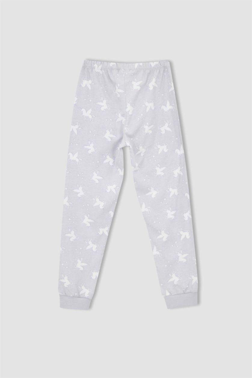 GIRLS & TEENS Light Lilac Girl Long Sleeve Unicorn Printed Pyjama Set