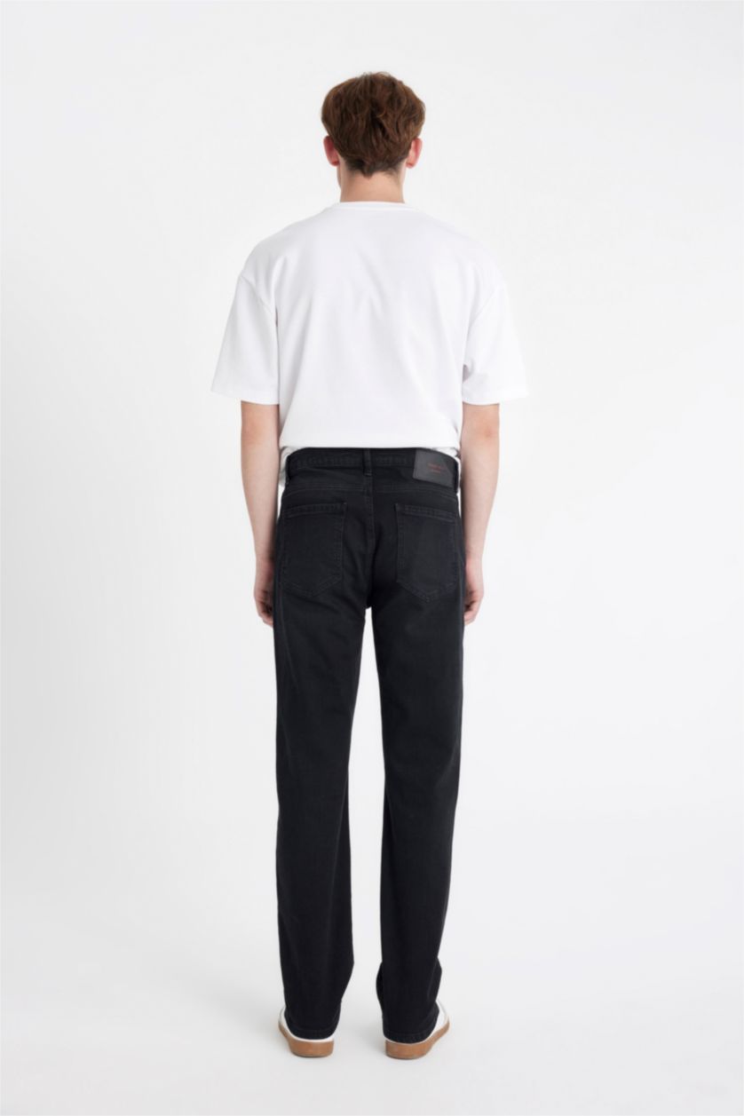 MAN Black Sergio Regular Fit Trousers
