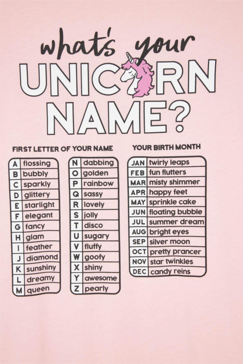 FILLES Rose Clair Robe Coupe Classique À Manches Courtes