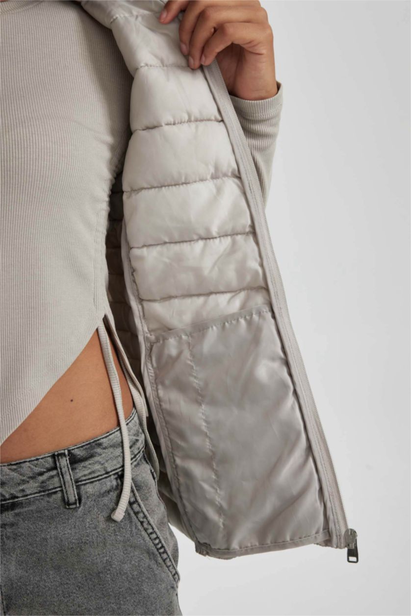 Kadın Kum Regular Fıt Yelek