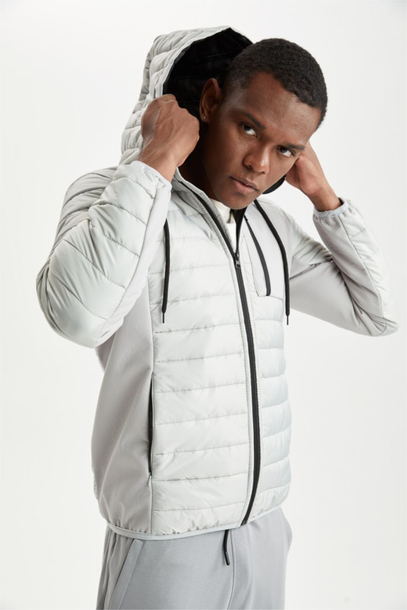 Erkek Açık Gri Mont