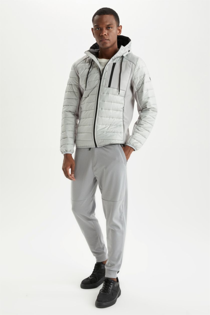 Erkek Açık Gri Mont