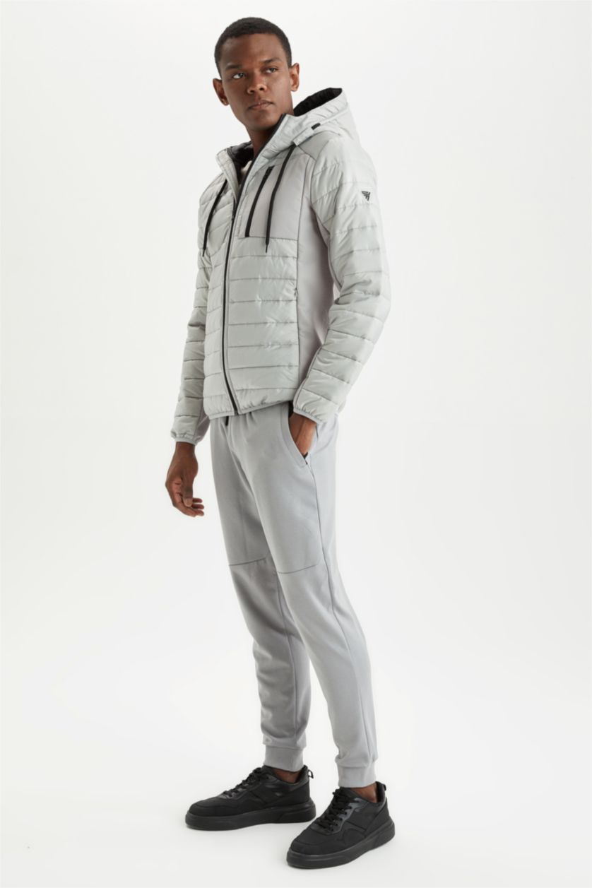 Erkek Açık Gri Mont