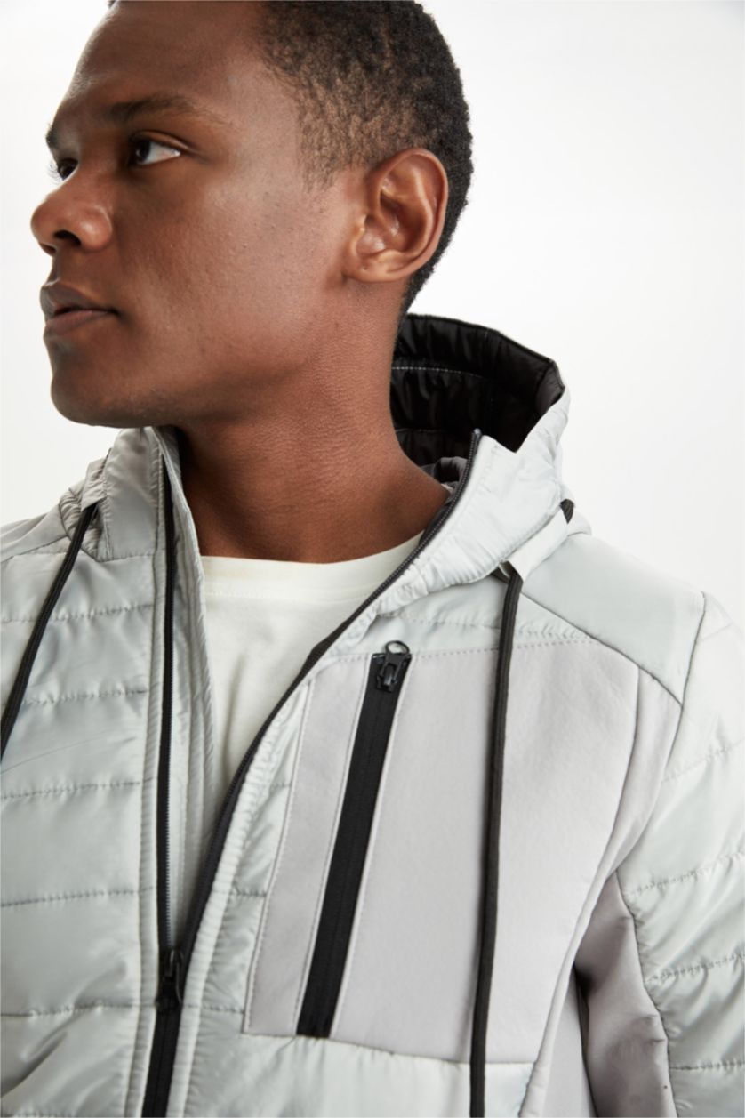 Erkek Açık Gri Mont