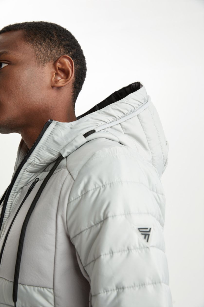 Erkek Açık Gri Mont