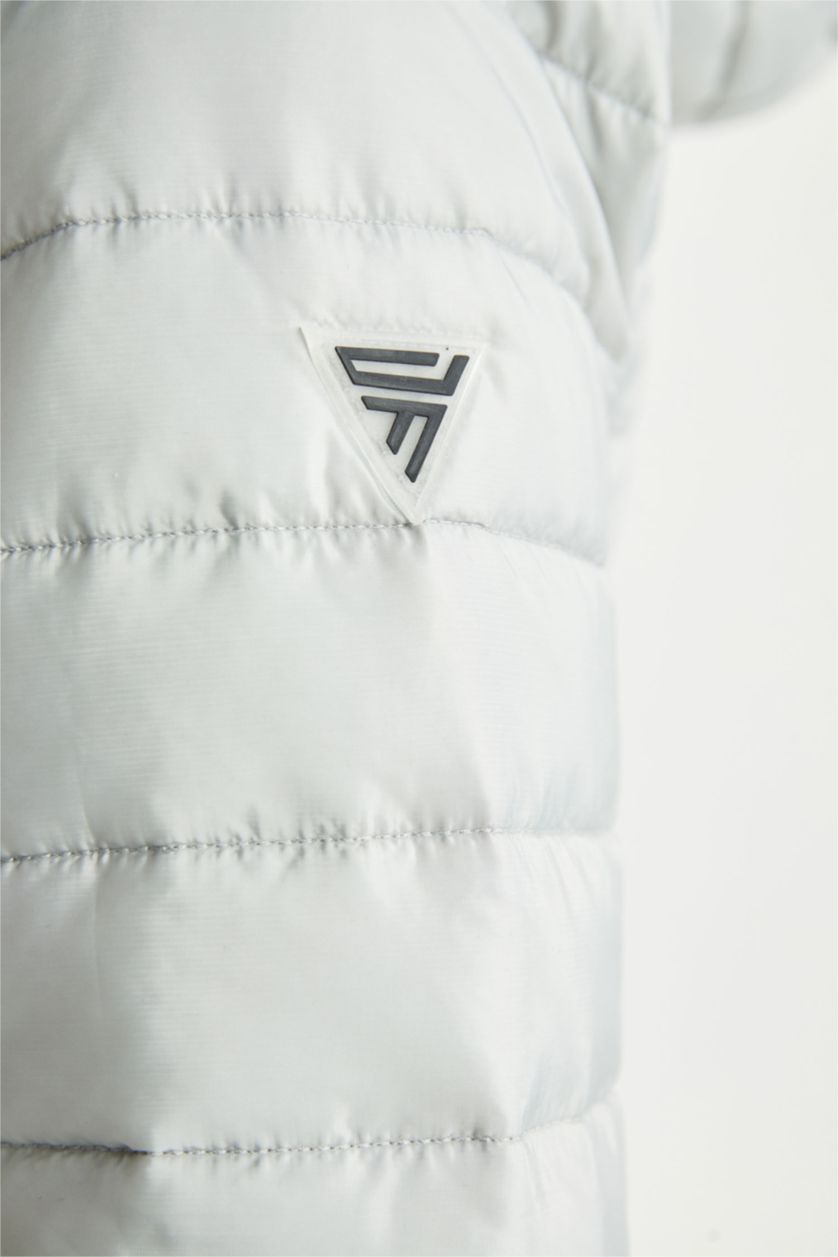 Erkek Açık Gri Mont