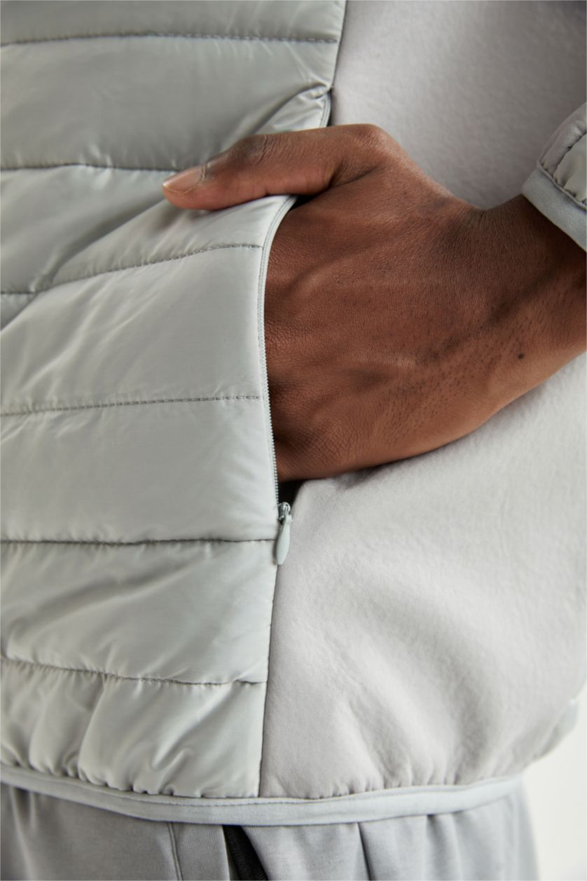 Erkek Açık Gri Mont