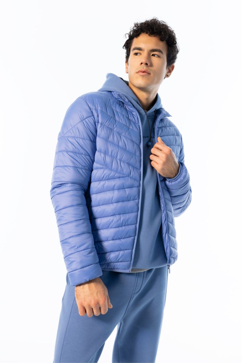 MAN Dark Blue Defacto Fit Standard Fit Coat