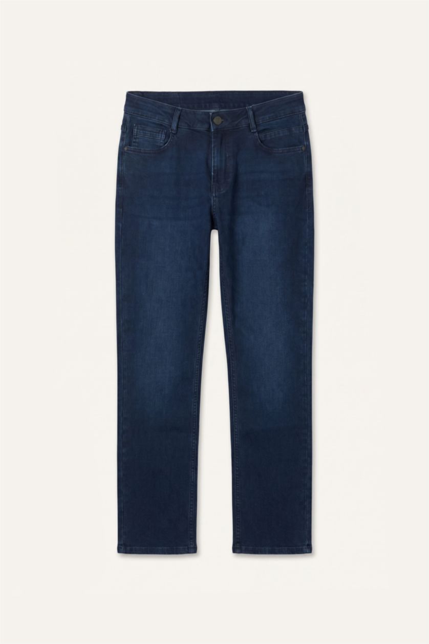 Men Blue Black Sergio Regular Fit Regular Hem Jeans
