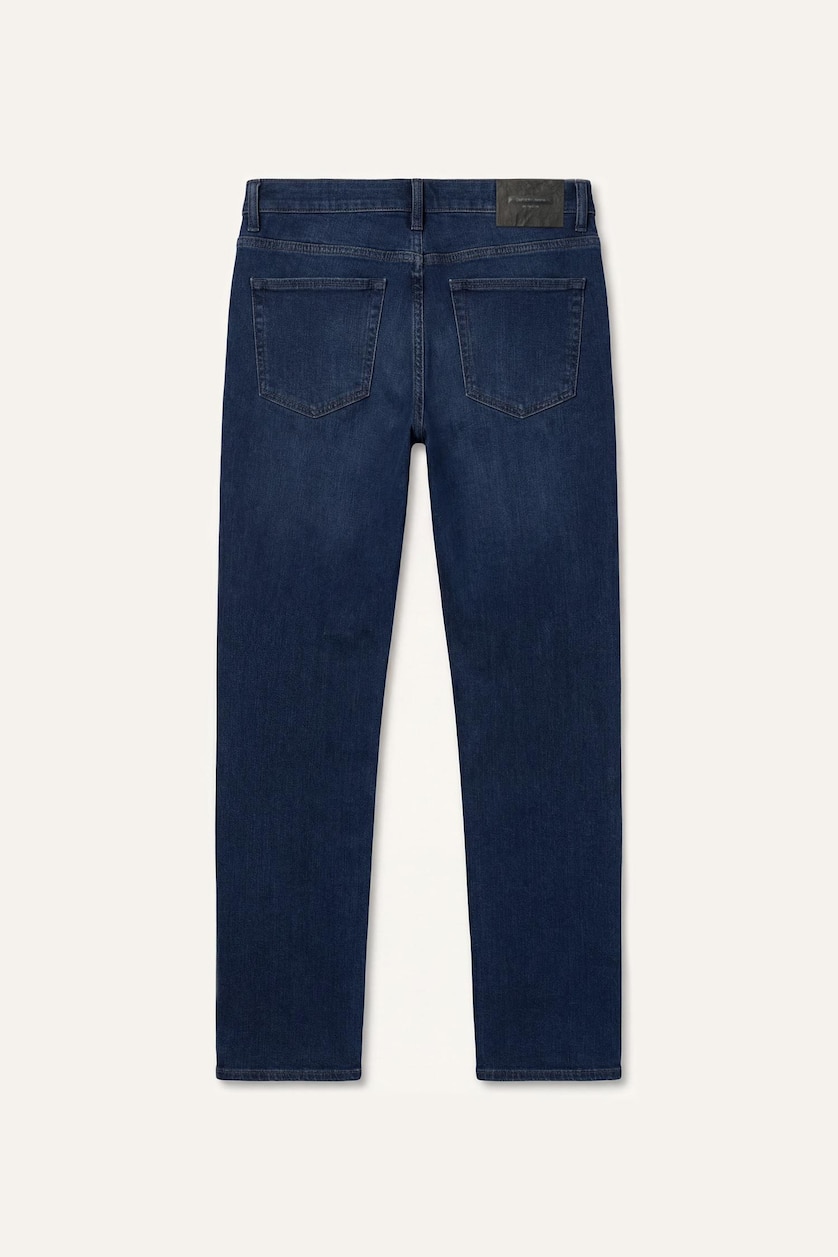 Erkek Mavi Siyah Sergio Regular Fit Jean Pantolon