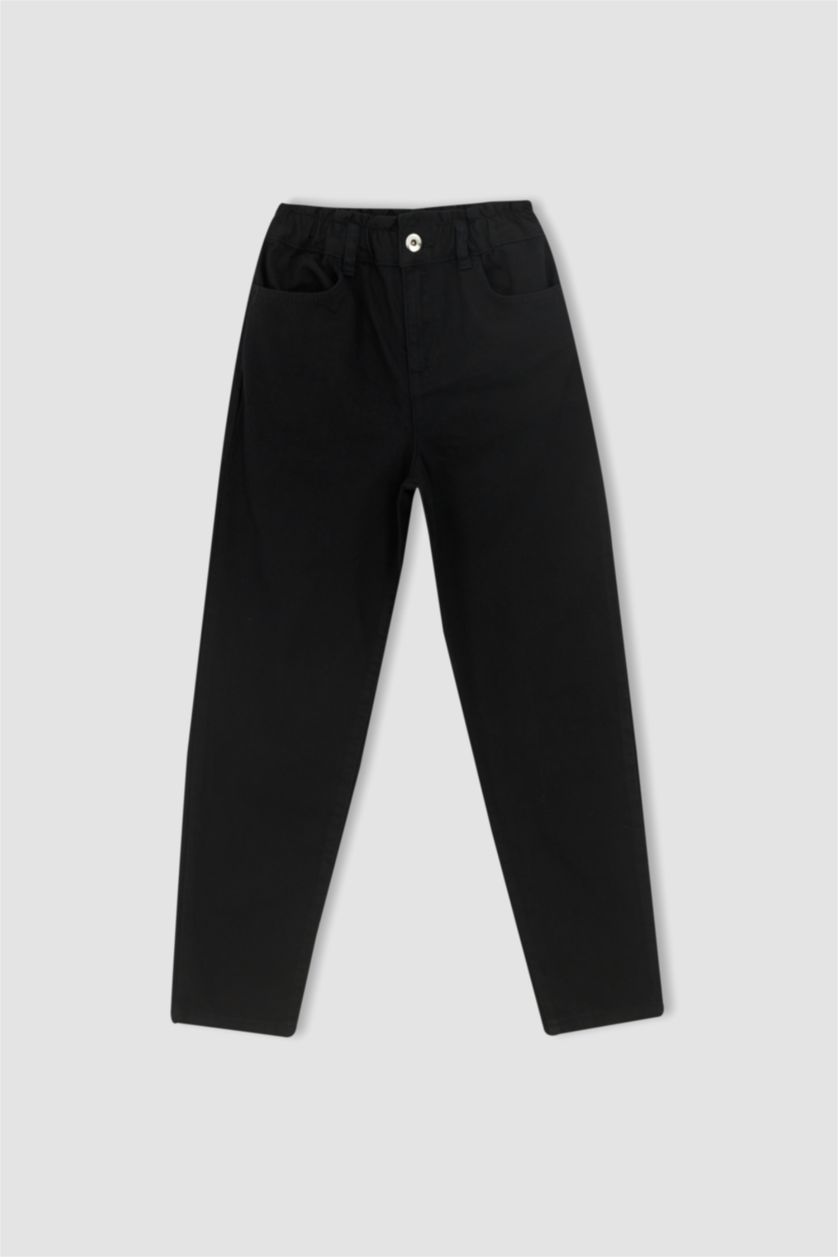 بناتي أسود بنطلون جبردين بناتي قصة فضفاضة