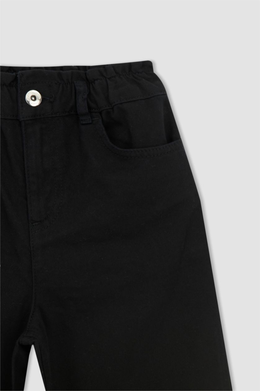 بناتي أسود بنطلون جبردين بناتي قصة فضفاضة