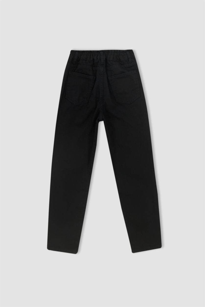 بناتي أسود بنطلون جبردين بناتي قصة فضفاضة