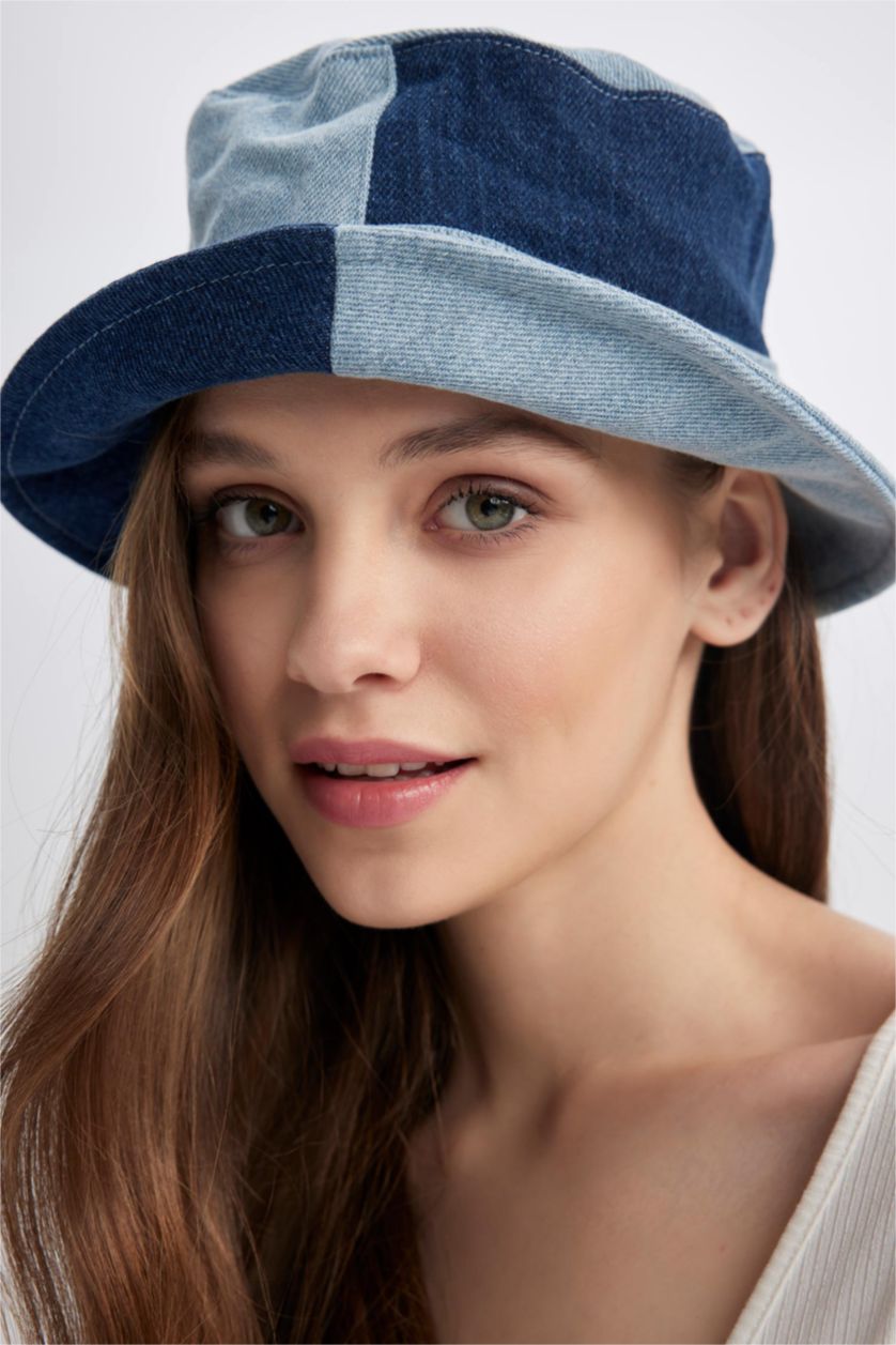 FEMME Bleu Chapeau bob femme