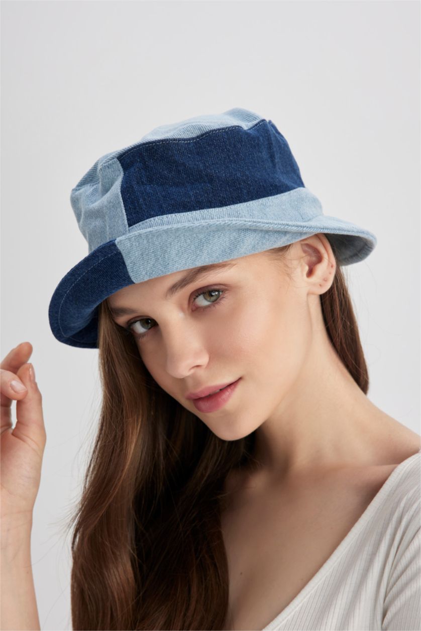 FEMME Bleu Chapeau bob femme