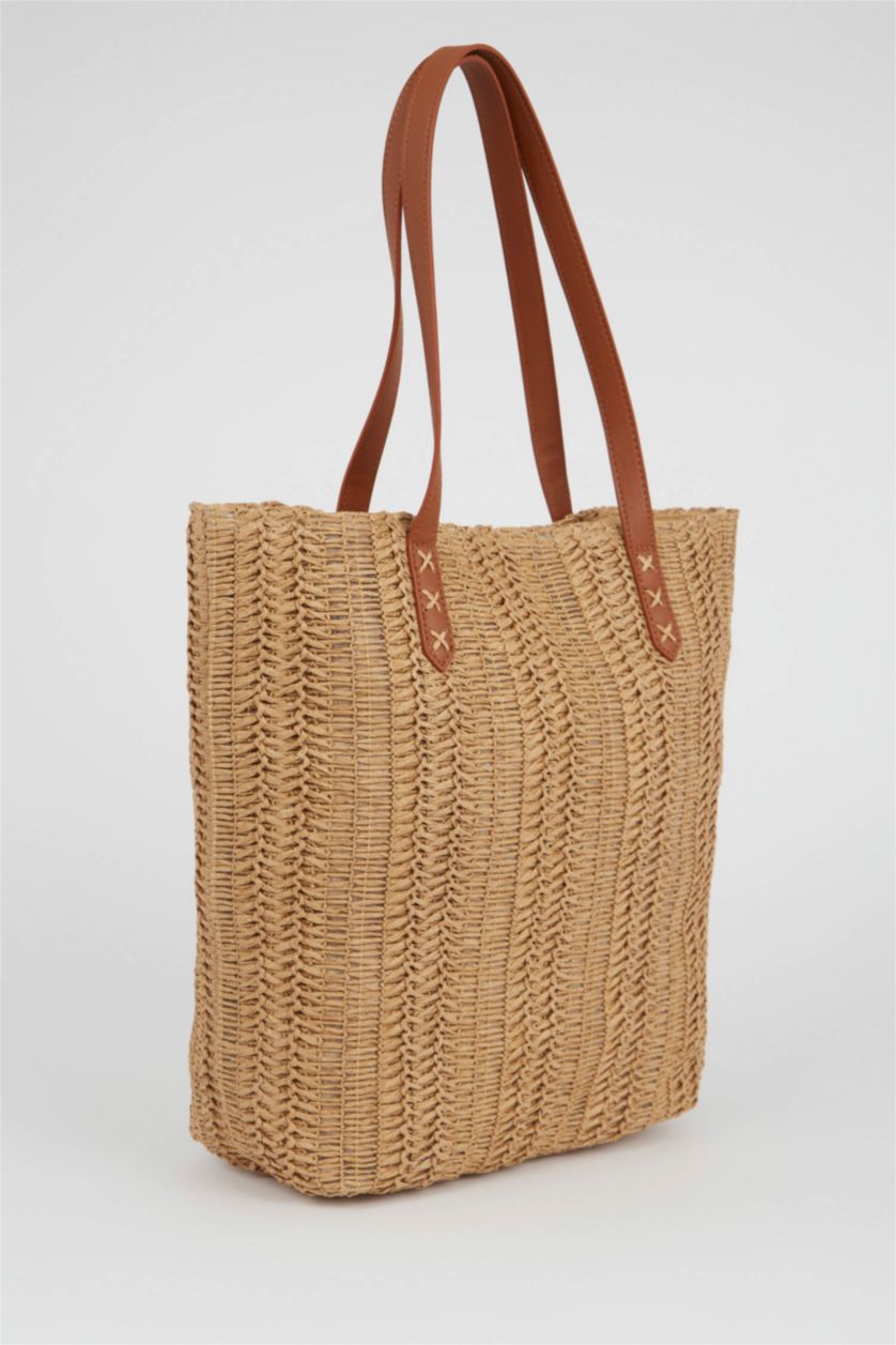 Женщины Визон Женская сумка из саломки