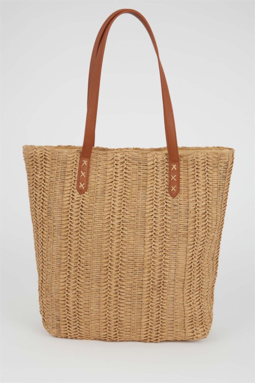 Женщины Визон Женская сумка из саломки