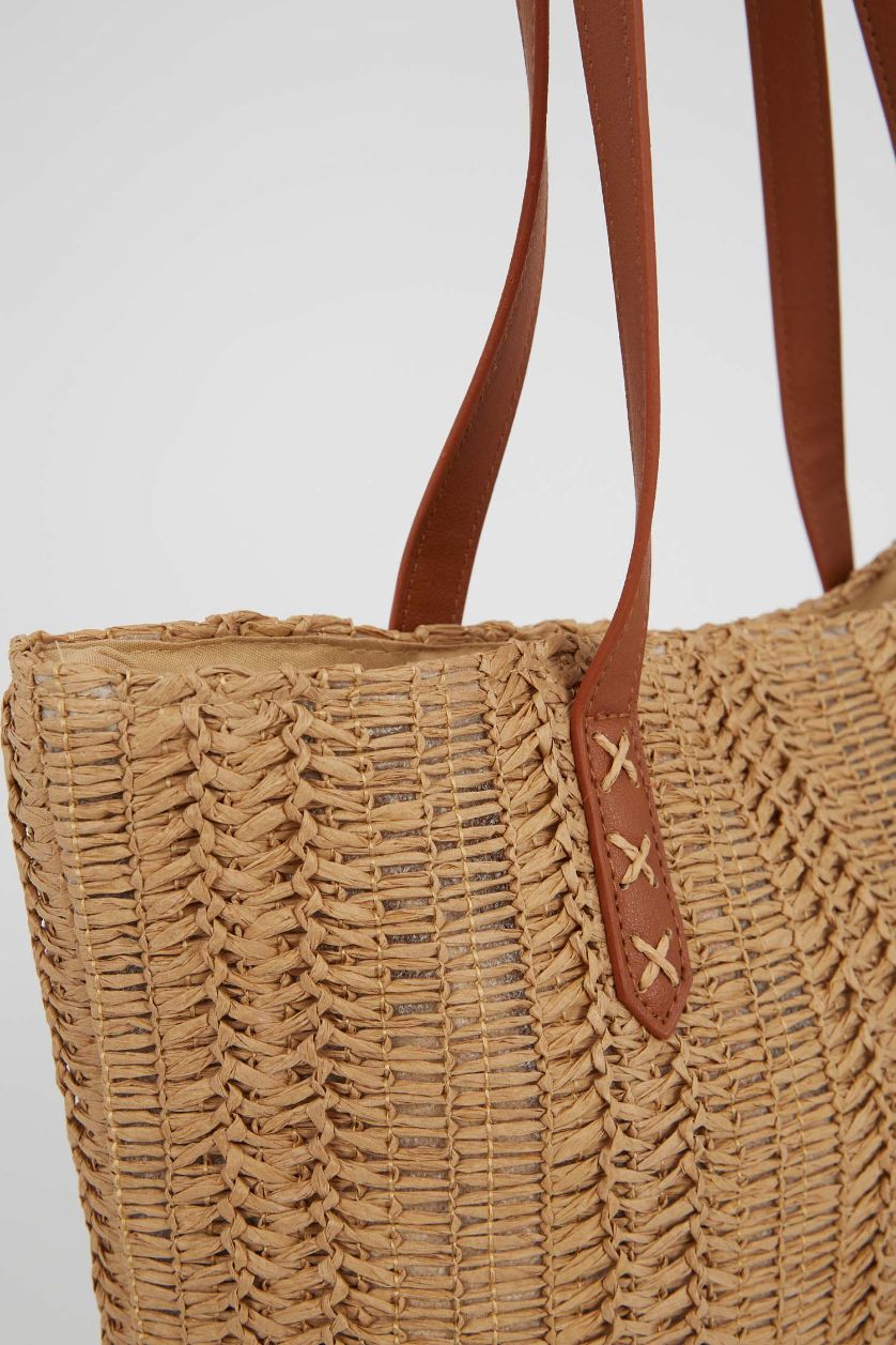 Женщины Визон Женская сумка из саломки