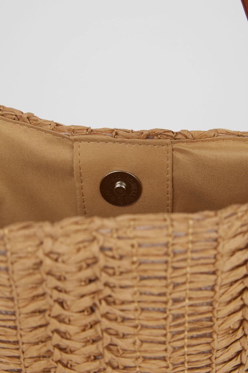 Женщины Визон Женская сумка из саломки