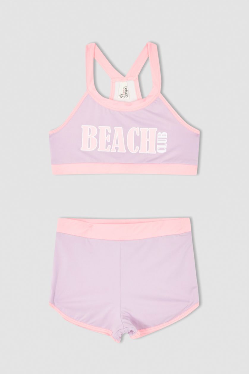 Kız Çocuk - Genç Kız Lila Bikini Kız Çocuk