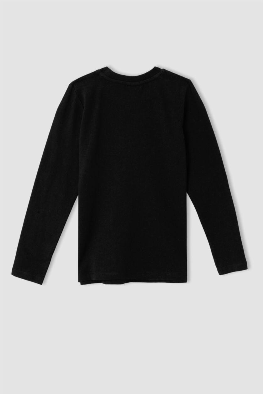 BOYS & TEENS White Boy 2 Pack Regular Fit Long Sleeve Printed T-Shirt