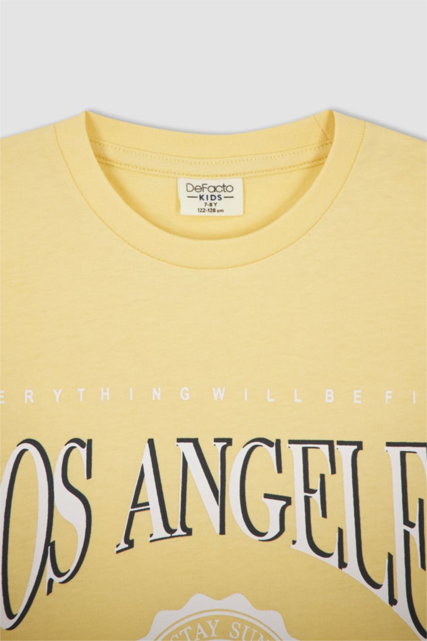 BOYS & TEENS Sand Boy Los Angeles Printed Short Sleeve T-Shirt