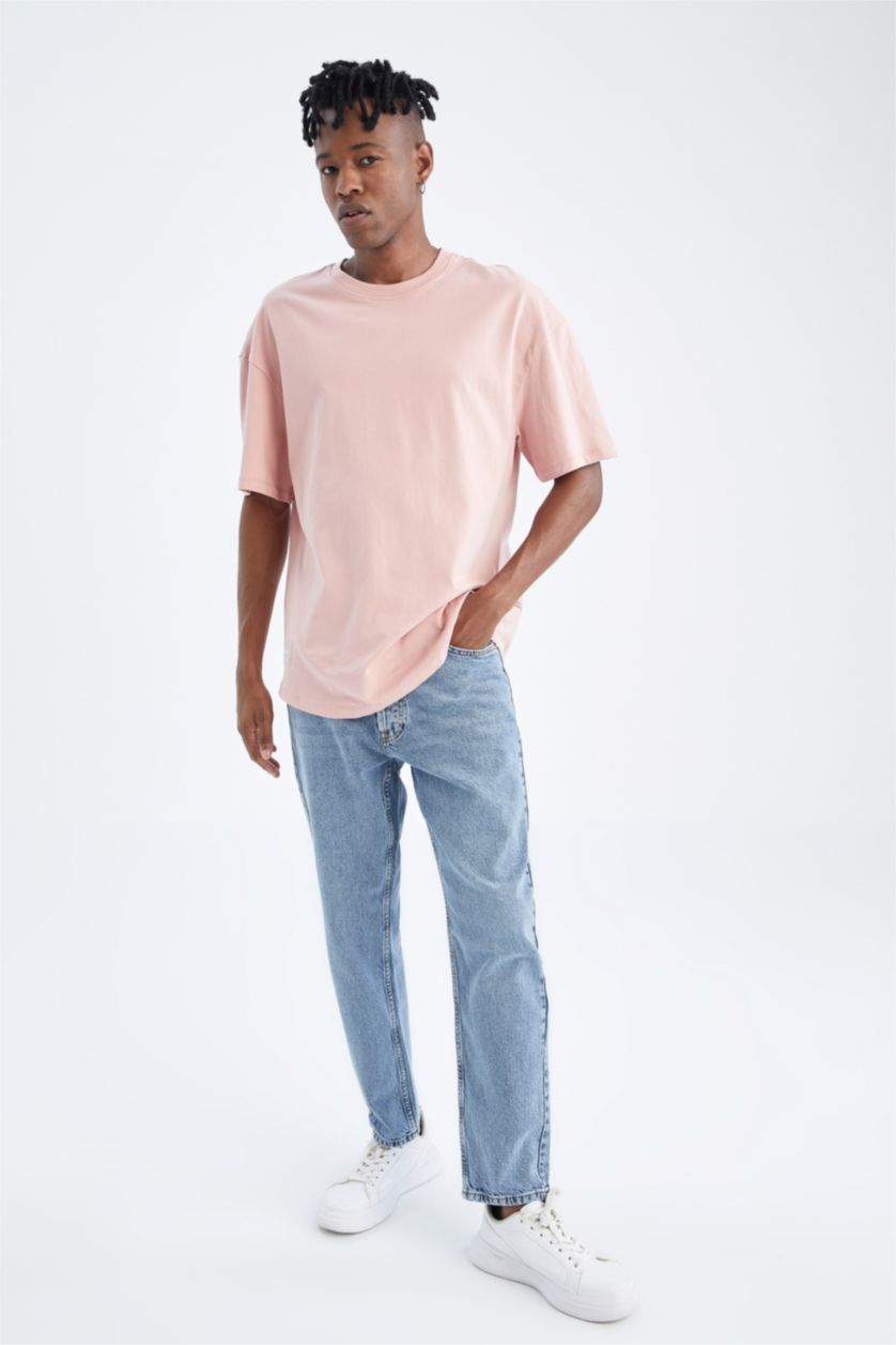 MAN Pink Coool Comfort Fit Crew Neck T-Shirt