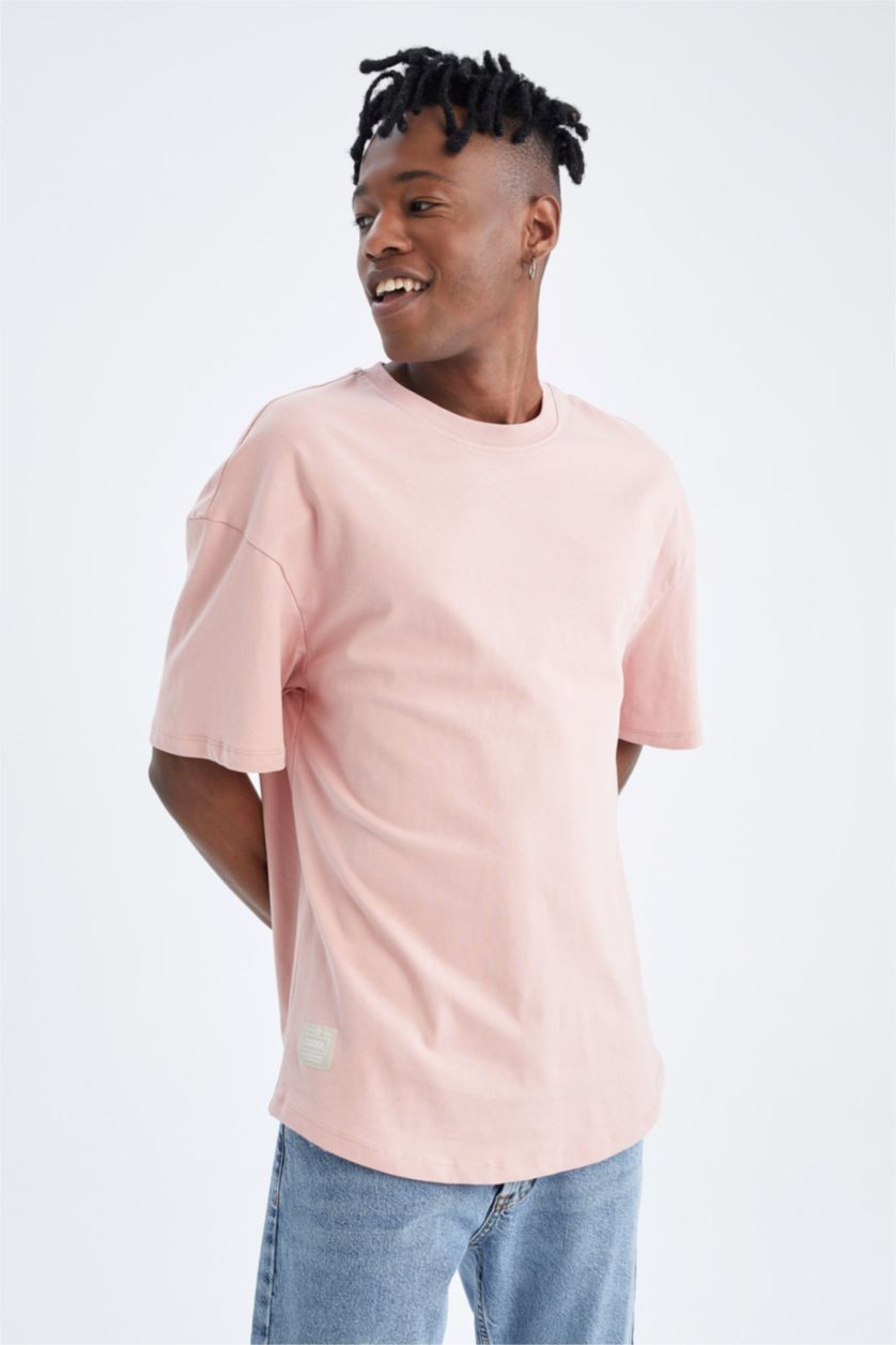 MAN Pink Coool Comfort Fit Crew Neck T-Shirt