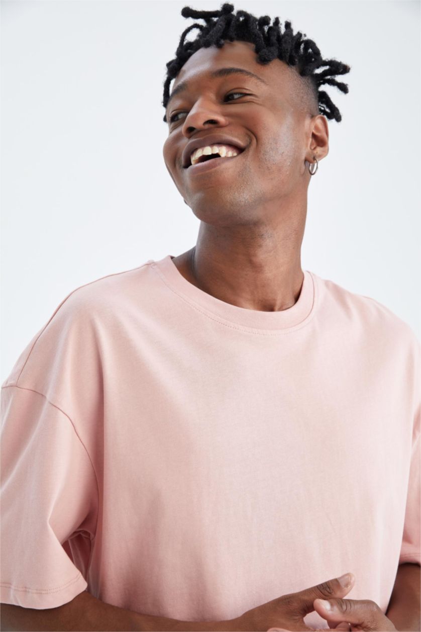 MAN Pink Coool Comfort Fit Crew Neck T-Shirt