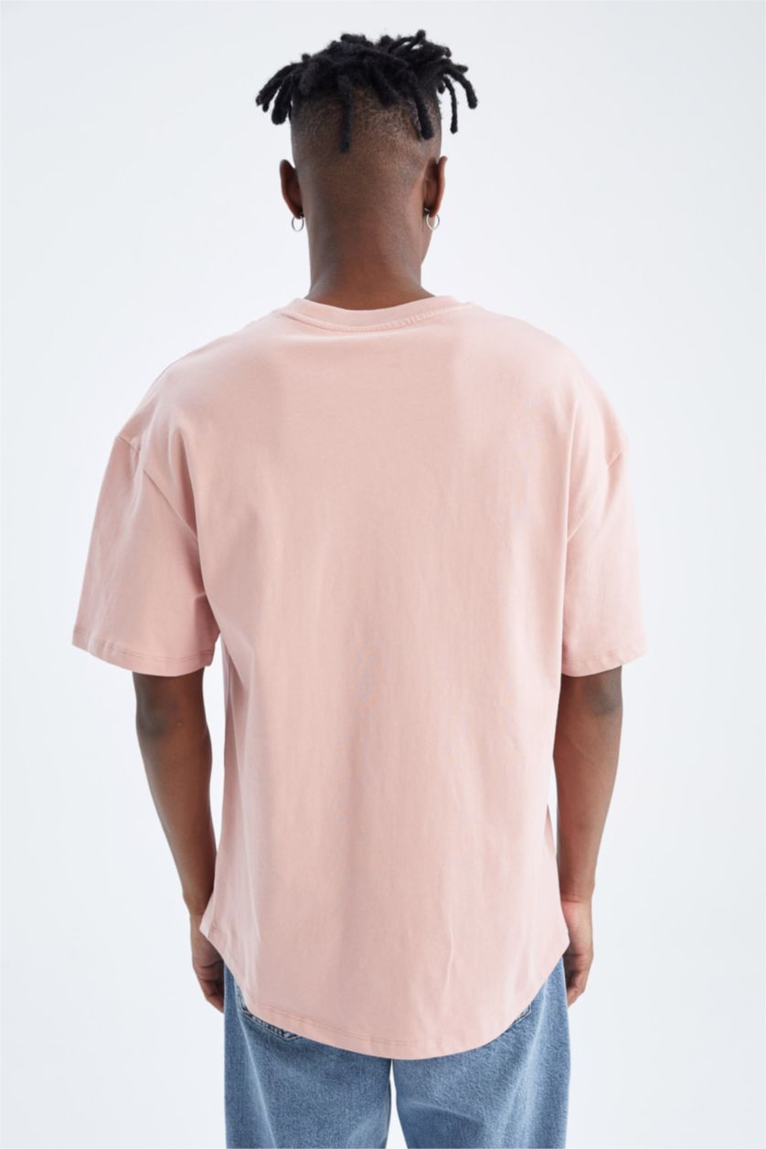 MAN Pink Coool Comfort Fit Crew Neck T-Shirt