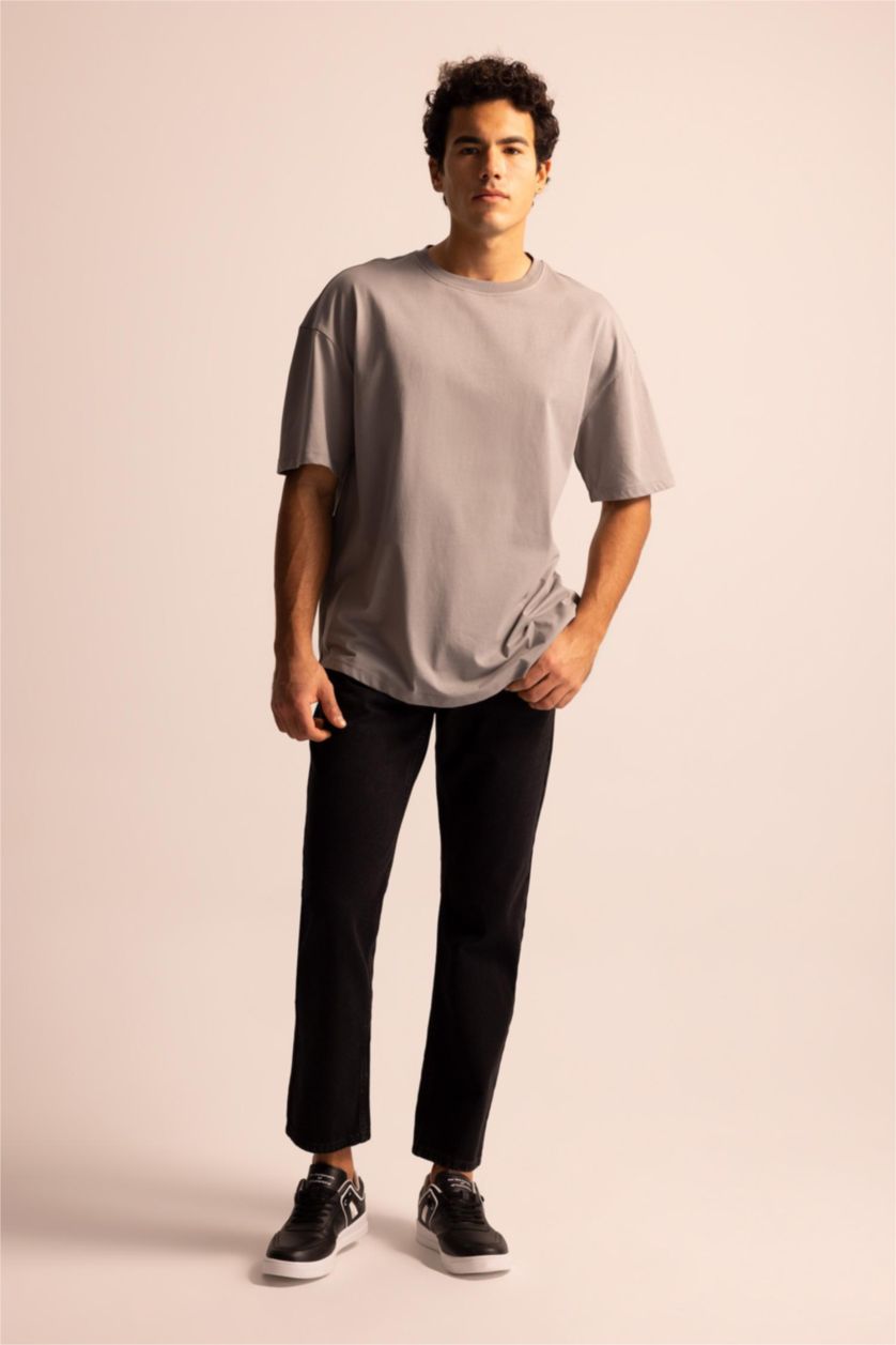 MAN Grey Comfort Fit Short Sleeve T-Shirt